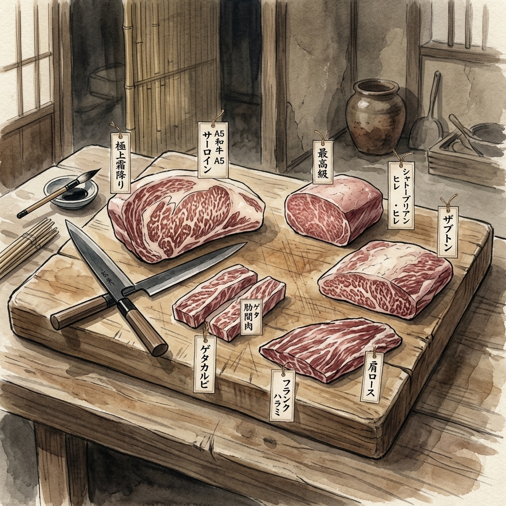 Wagyu Cuts Explained for Restaurants: Zabuton, Chuck Flap, Misuji & More